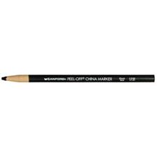 Picture of Sharpie Peel-Off China Marker Black Medium (Dozen)