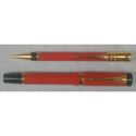 Picture of Parker Duofold Special Edition Orange Centennial Fountain Pen Fine Nib and Pencil Set