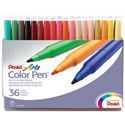 Picture of Pentel Color Pen Pouched 36 Color Set