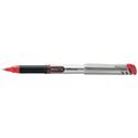 Picture of Pentel EnerGel Metal Tip Liquid Gel Rollerball Pen Medium Point Red (Dozen)