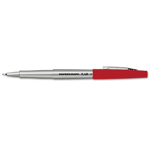 Papermate Flair Ultra Fine Marker Pen Red (Dozen)-Montgomery Pens Fountain  Pen Store 212 420 1312
