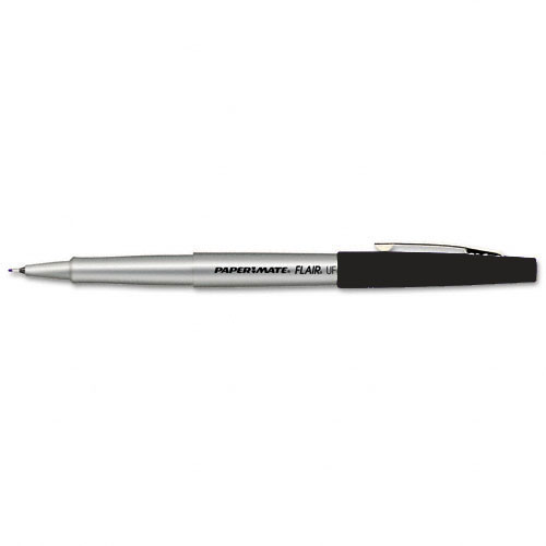 Papermate Flair Ultra Fine Marker Pen Black (Dozen)-Montgomery