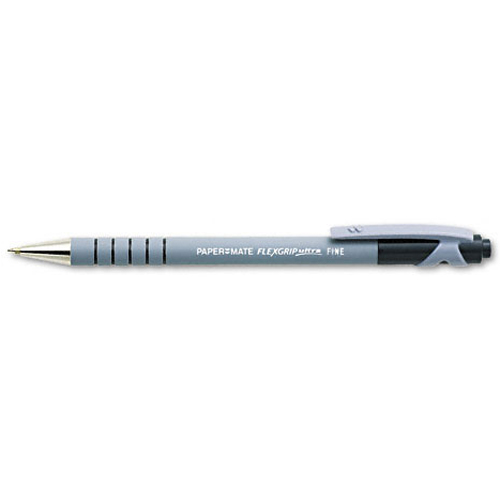 schrijven van nu af aan Extra Papermate Flexgrip Ultra Retractable Ballpoint Pen Fine Point Black  (Dozen)-Montgomery Pens Fountain Pen Store 212 420 1312