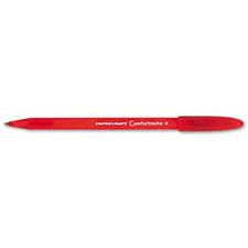 Picture of Papermate Comfortmate Stick Ballpoint Pen Medium Point Red (Dozen)