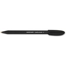 Picture of Papermate Comfortmate Stick Ballpoint Pen Medium Point Black (Dozen)