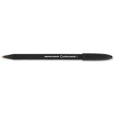 Picture of Papermate Comfortmate Stick Ballpoint Pen Fine Point Black (Dozen)