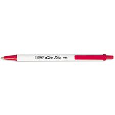Picture of Bic Clic Stic Retractable Ballpoint Pen Medium Point Red (Dozen)