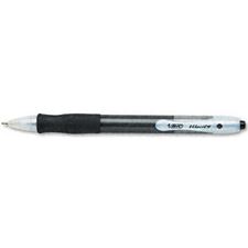 Picture of Bic Velocity Retractable Ballpoint Pen Black (Dozen)