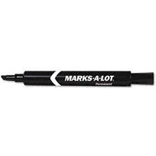 Picture of Avery Marks-A-Lot Permanent Marker Large Chisel Tip Black (Dozen)