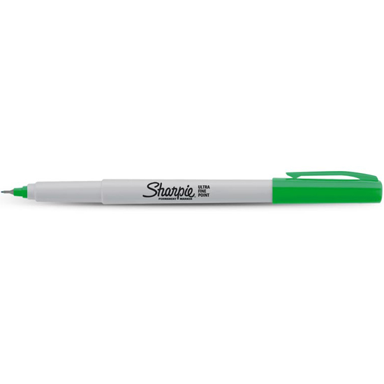 Sharpie Fine Point Green Permanent Marker at