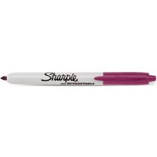 Picture of Sharpie Retractable Fine Point Permanent Marker Berry (Dozen)