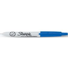 Picture of Sharpie Retractable Ultra Fine Point Permanent Marker Blue (Dozen)