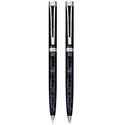 Picture of Waterman Harmonie Blue Grey Chrome Trim Pen and Pencil Set