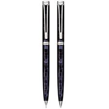 Picture of Waterman Harmonie Blue Grey Chrome ballpoint pen