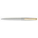 Picture of Parker 45 Chrome Gold Trim Flat Top Ballpoint Pen