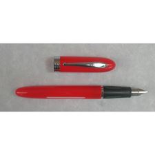 Picture of Sheaffer Rare Red Fountain Pen with Window Fine Nib