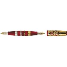 Picture of Visconti Limited Edition Jung Alchemy Silver Vermeil Fountain Pen - Medium and Broad Nibs