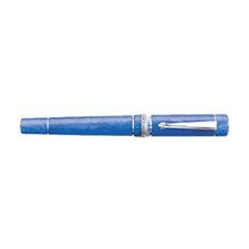 Picture of Delta Dreidel Blue Fountain Pen - Broad Nib