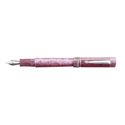 Picture of Delta Dreidel Rose Fountain Pen - Broad Nib