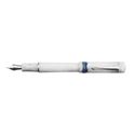 Picture of Delta Dreidel White Fountain Pen - Broad Nib