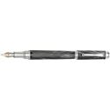 Picture of Montegrappa Emblema Charcoal Celluloid Fountain Pen - Broad