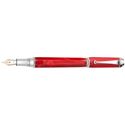 Picture of Montegrappa Emblema Red Celluloid Fountain Pen - Extra Fine