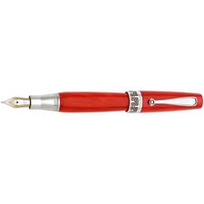 Picture of Montegrappa Miya Red Celluloid Fountain Pen - Extra Fine Nib