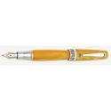Picture of Montegrappa Miya Yellow Celluloid Fountain Pen - Extra Fine Nib