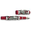 Picture of Montegrappa Limited Edition Eternal Bird Fountain Pen Silver - Broad Nib