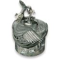 Picture of Montegrappa Limited Edition Eternal Bird Sterling Silver Ink Bottle
