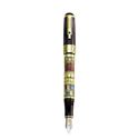 Picture of Montegrappa Human Civilization Fountain Pen Yellow Gold Decorated - Broad Nib