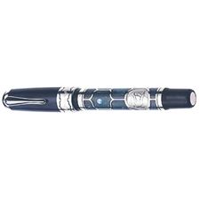 Picture of Montegrappa Cosmos Enigma Silver Fountain Pen Broad Nib