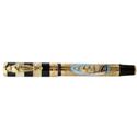 Picture of Montegrappa Amerigo Vespucci Fountain Pen Yellow Gold Decorated - Broad Nib