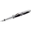Picture of Online Retro Line Black & White Fountain Pen - Medium Nib