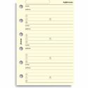 Picture of Filofax Pocket Address Sheets - Cotton Cream