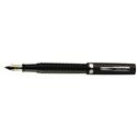 Picture of Conklin Glider Chased Black Fountain Pen Fine Nib