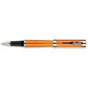 Picture of Conklin Herringbone RollerBall Pen - Orange And Silver