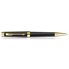 Picture of Parker Premier Black Lacquer  Gold Trim BallPoint Pen