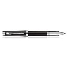 Picture of Parker Premier Black Lacquer  Silver Trim RollerBall Pen