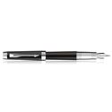 Picture of Parker Premier Black Lacquer Silver Trim Fountain Pen Fine Point