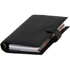 Picture of Filofax Bond Black Personal Organizer