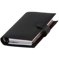 Picture of Filofax Bond Black Pocket Organizer