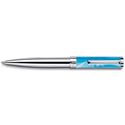 Picture of Filofax Mini Fashion Ball Pen Silver And Pale Blue