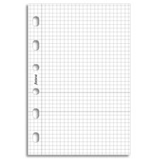 Picture of Filofax Pocket Quadrille Notepad - White