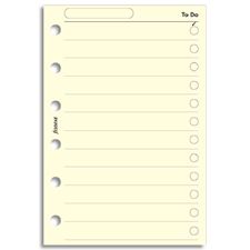 Picture of Filofax Pocket To Do List - Cotton Cream