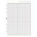 Picture of Filofax A5 Quadrille Notepaper - White