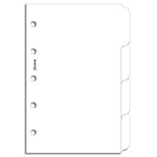 Picture of Filofax Mini Blank Index, 4 Letter Tabs