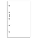 Picture of Filofax Mini Plain White Notepad