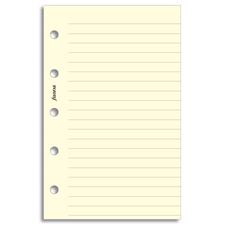 Picture of Filofax Mini Ruled Notepaper - Cotton Cream