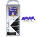 Picture of Private Reserve Ink Cartridge Lake Placid Blue 12 Pack